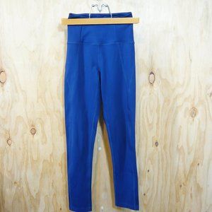 EUC girlfriend collective navy blue leggings